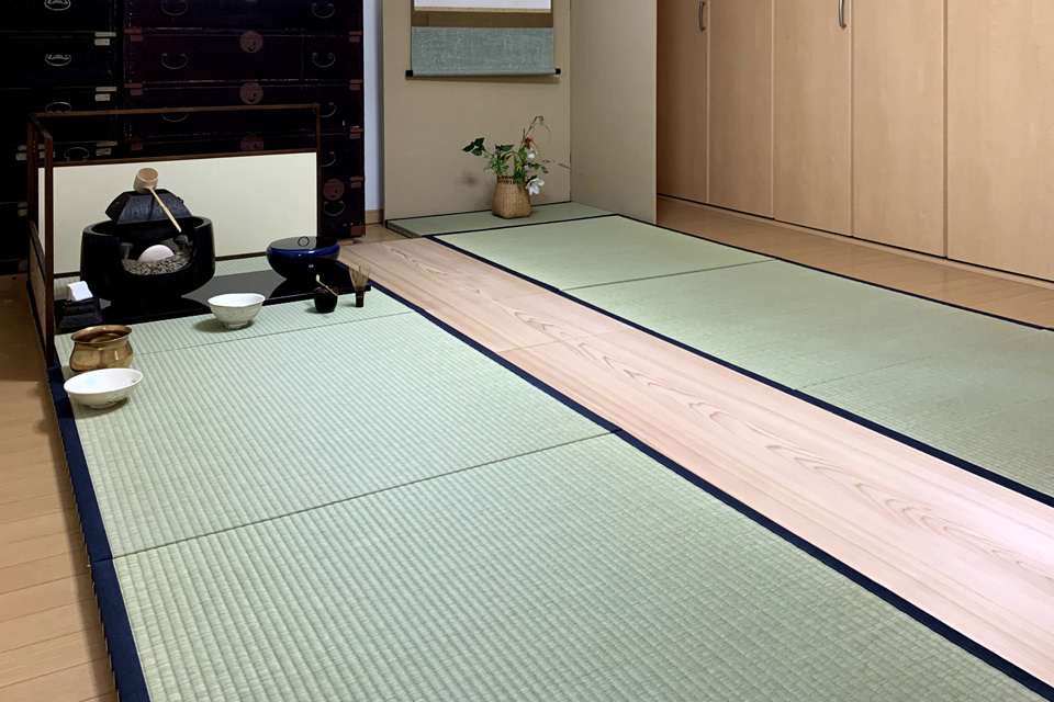 Flooring Tatami for Tea Ceremony