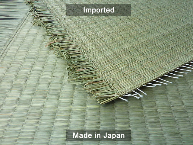 Top:Imported product  / Bottom: Produced in Japan