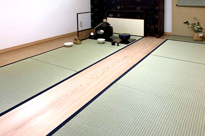 Portable Tatami for Tea Ceremony